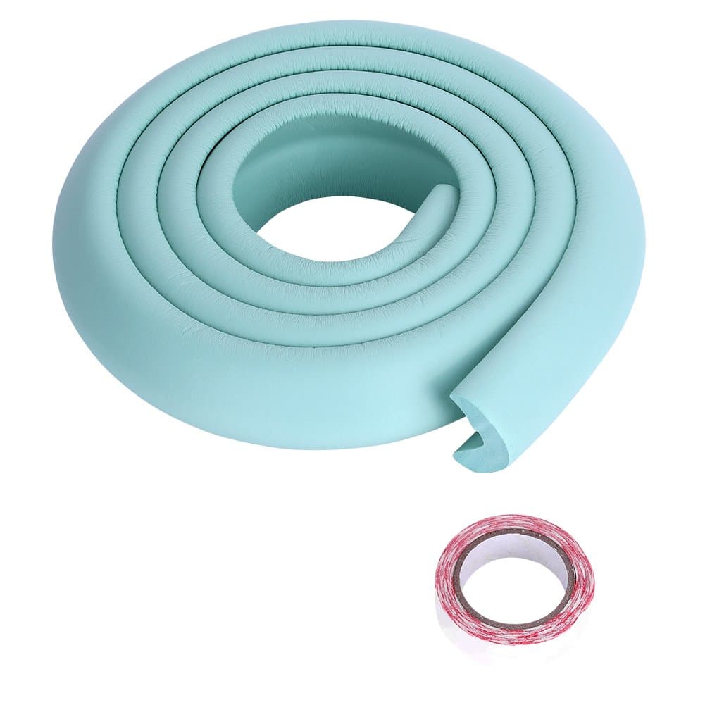 【Child Safety】 Helps Protect Children from Bumps and Bruises on Hard Furniture Edges and Corners. (Light Green)