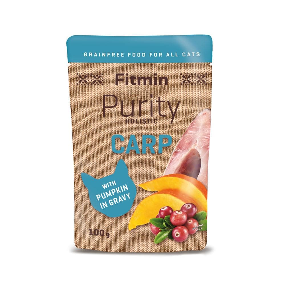 Fitmin Purity Carp Pouch with Pumpkin Food for Cat 100 g
