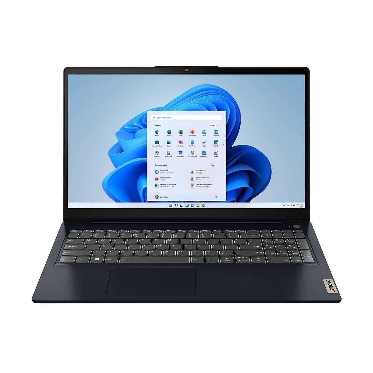 Lenovo IdeaPad 3 15IAU7 15.6" Full HD Touchscreen Laptop, Intel Core i5-1235U 1.3GHz, 12GB RAM, 512GB SSD, Windows 11 Home, Abyss Blue