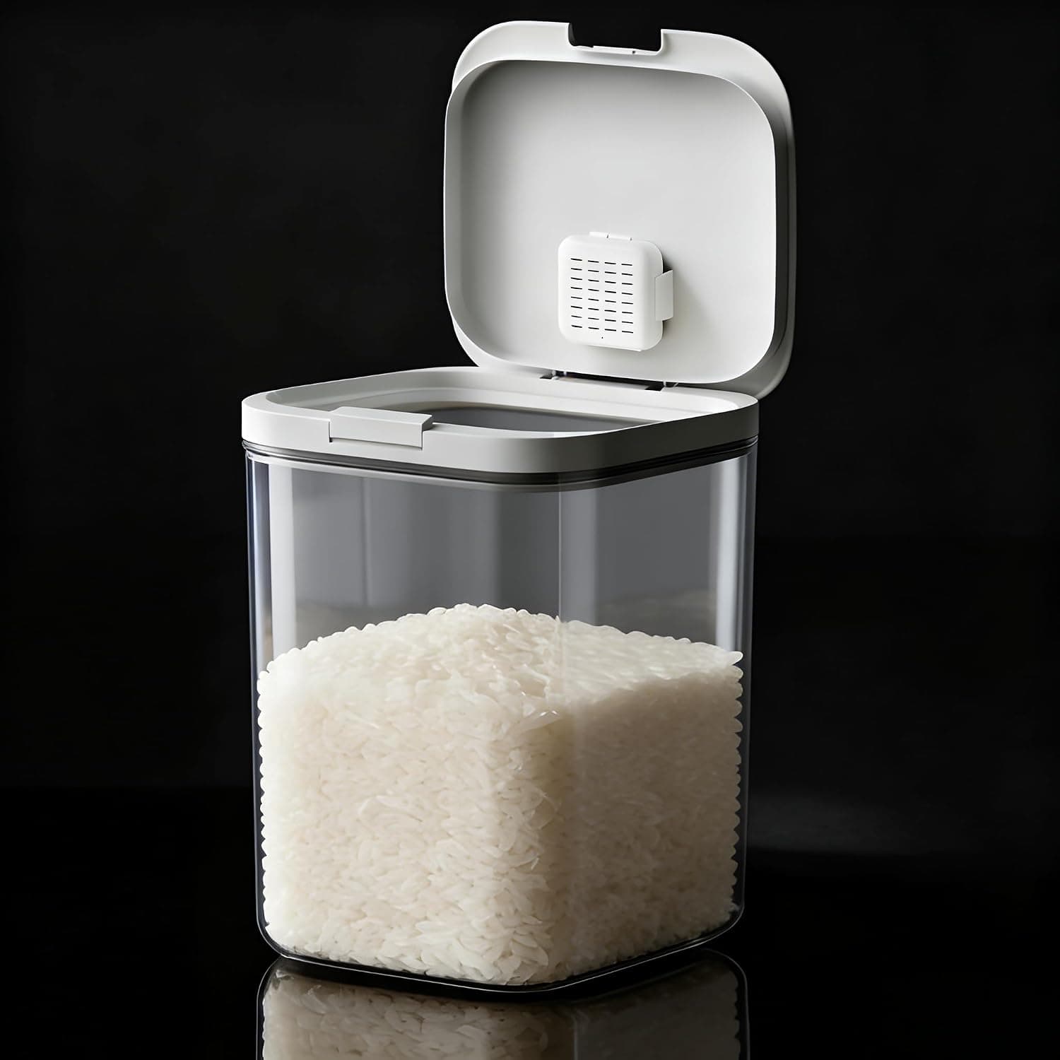 Flour Container 20LBS - 10 L /10.5 QT /10 KG - Rice Container | 10 L /10.5 QT /10 KG - Rice & Cereal & Pet & Laundry Pod Bin, Kitchen Bathroom Pet Food Pantry