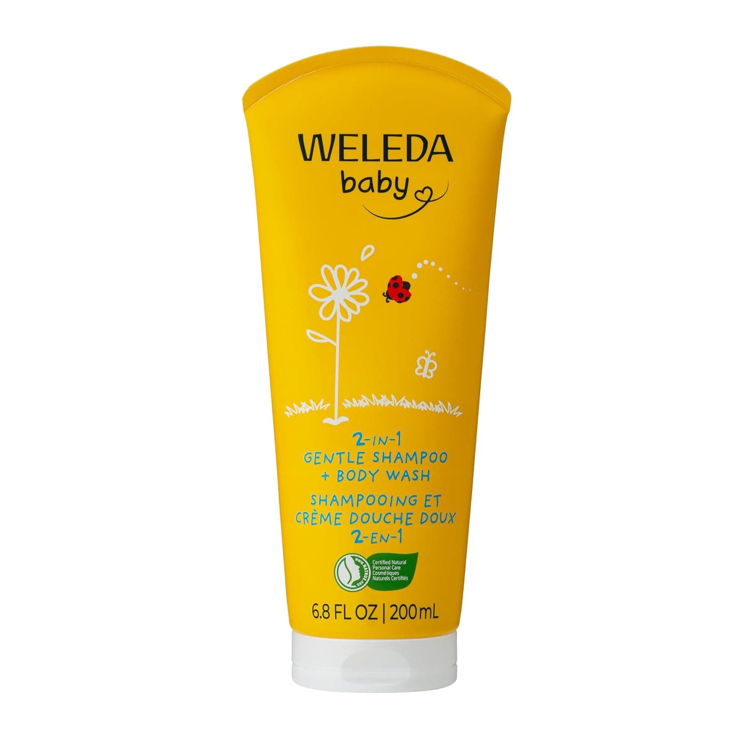 Weleda Calendula Shampoo and Body Wash, 200 ml