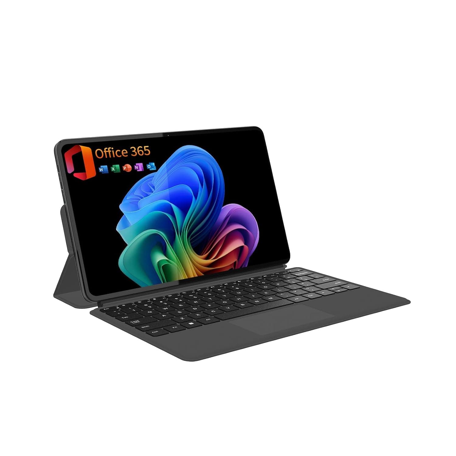 2-in-1 Laptop Tablet, 12" 2K FHD IPS Touchscreen, 12GB RAM 512GB SSD | Windows 11 Tablet with Magnetic Keyboard, 1 Year Office 365, 6500Y CPU, USB-C, 2 Speakers, for Home Office Students