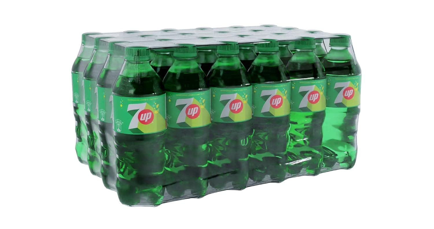 7UP Soft Drink Plastic Bottle, 24 x 395 ml