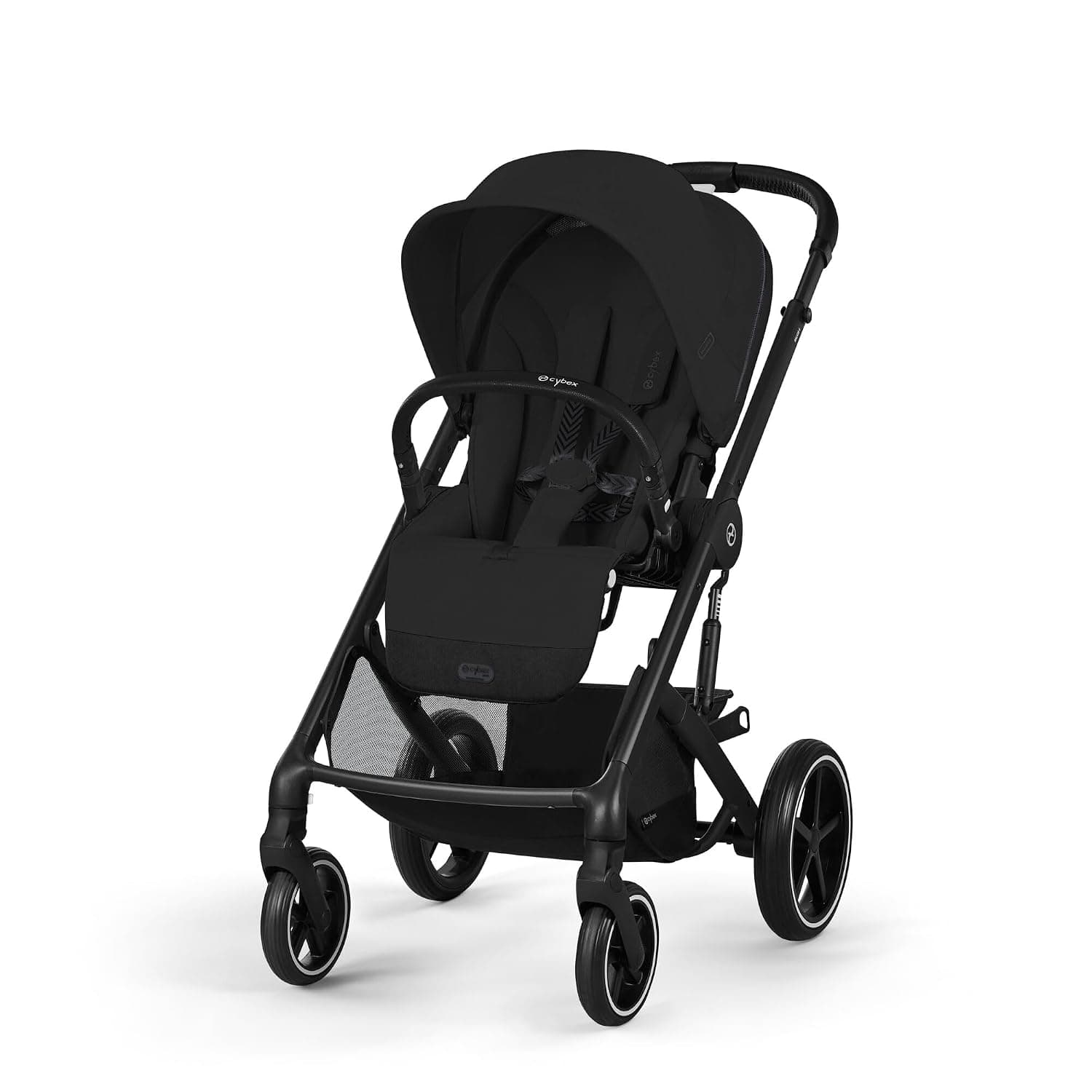 Cybex Gold PU1 Balios S Lux Stroller, Moon Black