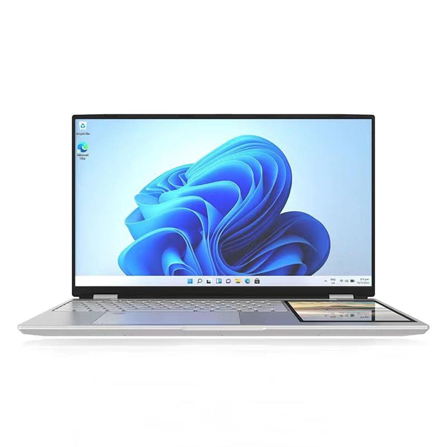 Dual Screen Laptop 15.6 Inch IPS 7 Inch Touch Screen Gaming Laptops 16G DDR4 2TB SSD 180° Opening and Closing Notebook,Dualscreen-16G+1TB