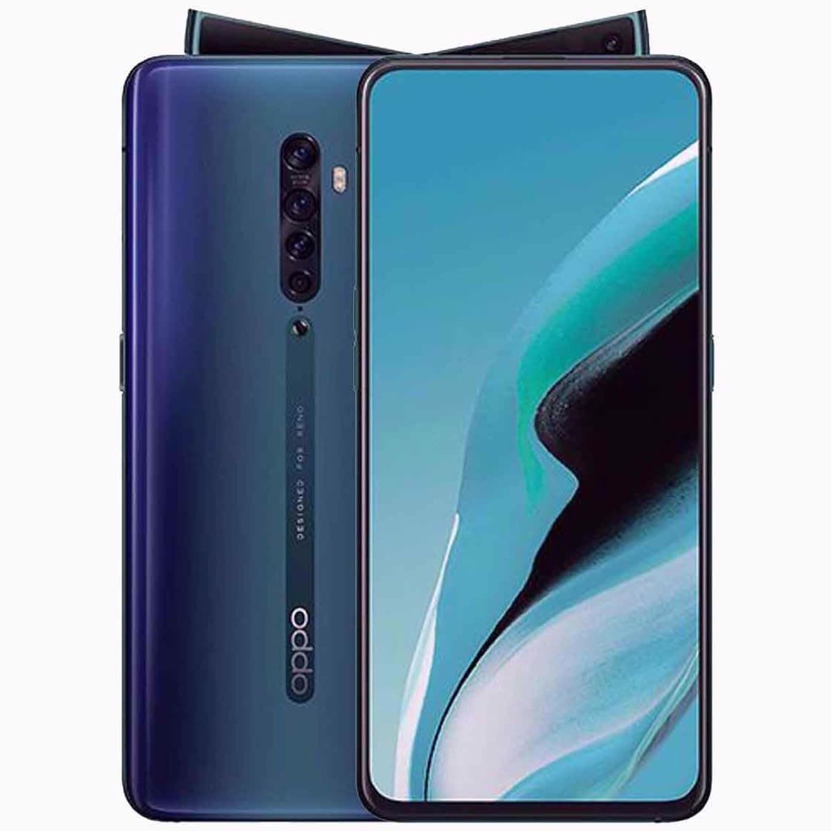 OPPO Reno2 DUAL-SIM 256GB ROM + 8GB RAM (GSM Only|No CDMA) Factory Unlocked 4G/LTE Smartphone (Blue) - International Version