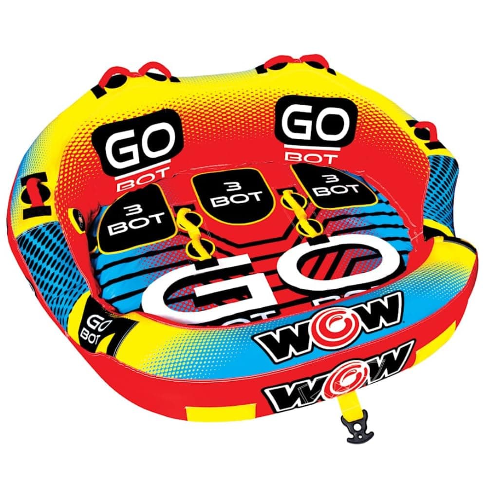 WOW Watersports Go Bot Towable, Front and Back Tow Points, Towable Water Tube