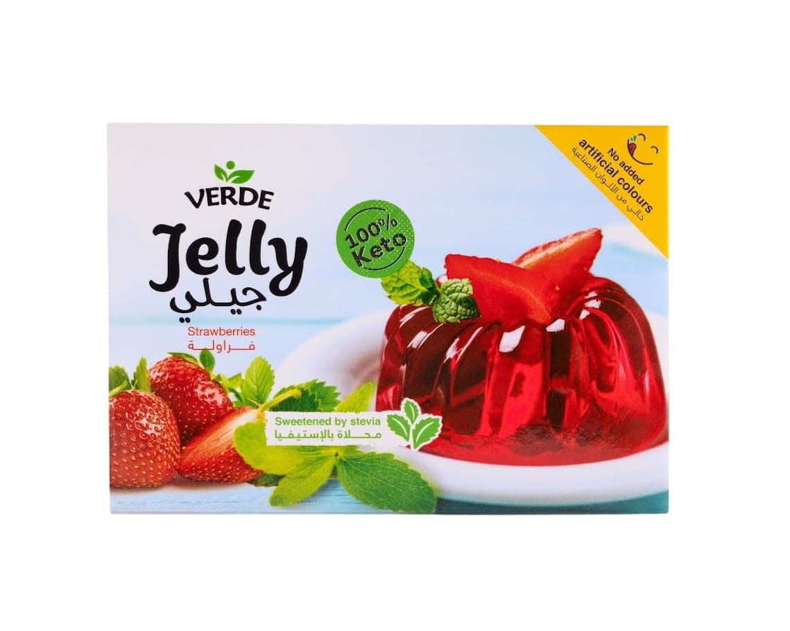 Verde Keto Sugar Free Jelly Sweetened with Stevia - 20g