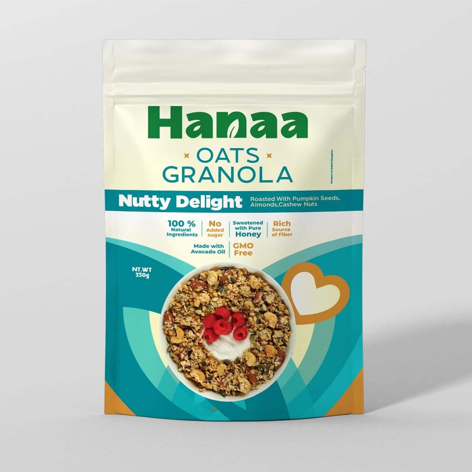 Hanaa Oats Granola Nut Mix 350g