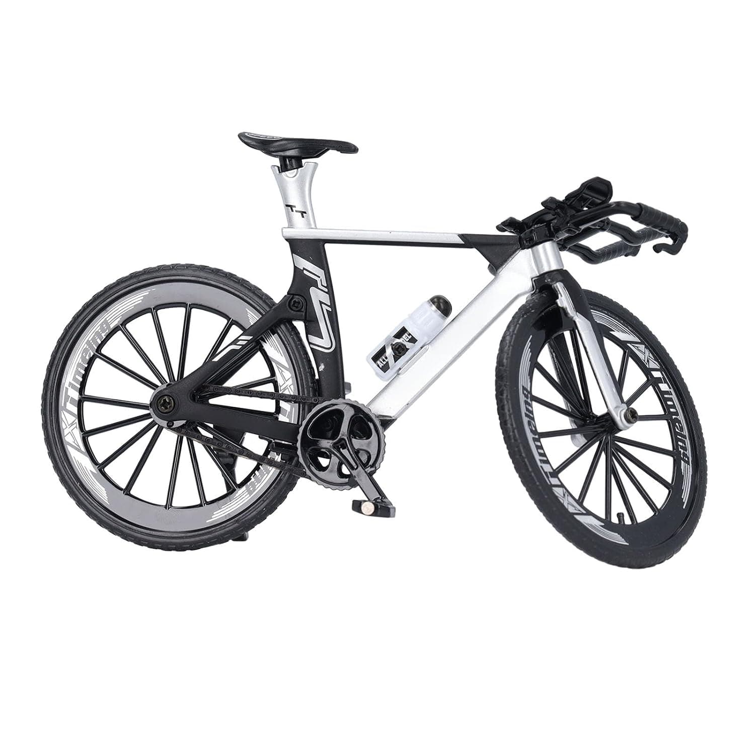 RiToEasysports Racing Bike Model with Dual Handlebar Sliding Steering, | Alloy Construction for Durability, Hobby Collection Decoration, Suitable for kids' Hands-on Play