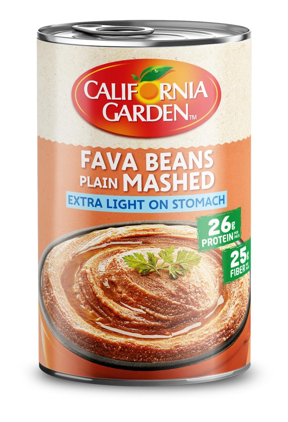 California Garden Ready to Eat Mashed Plain Foul, 450gm