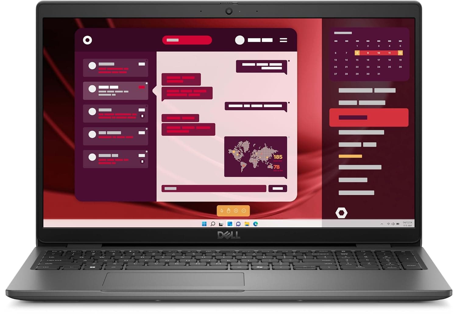 Dell Latitude 3550 (2024) Laptop | 15.6" 1920 x 1080 FHD | Core i7-1355U - 512GB SSD - 16GB RAM | 10-Core @ 5GHz Win 11 Pro Black