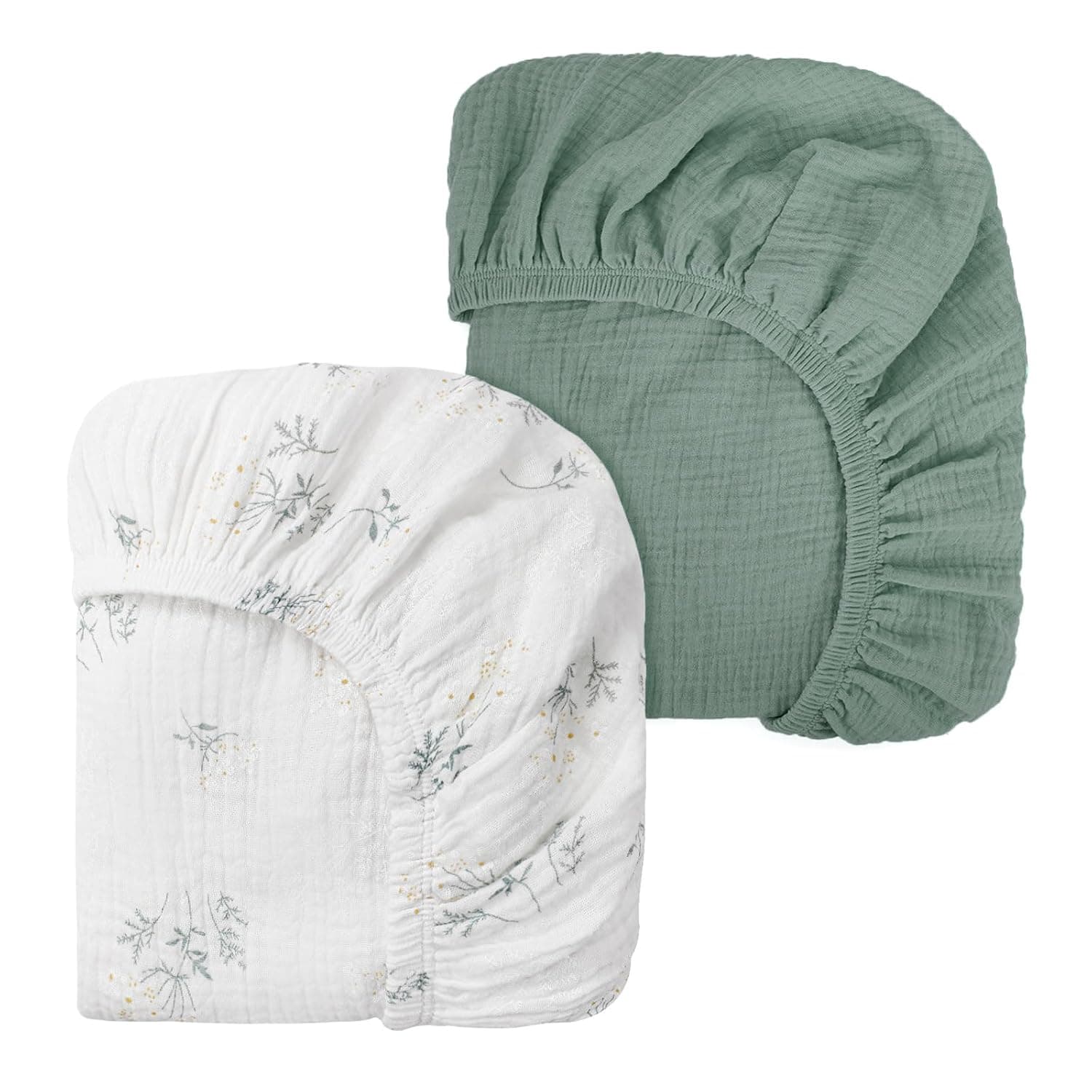 Fitted Sheet 80 x 40 cm, Green