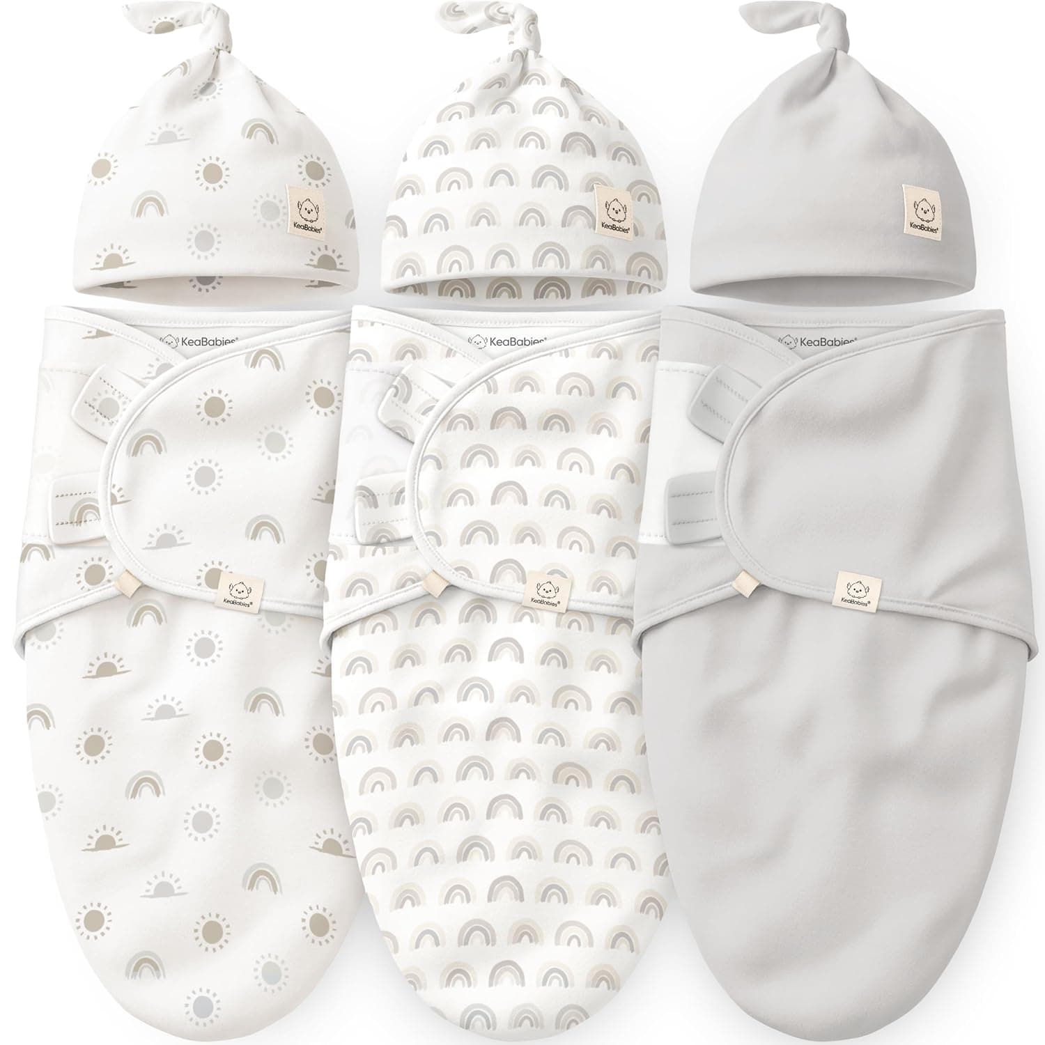 KeaBabies unisex-baby Keababies Baby Crib Sheets (pack of 3)