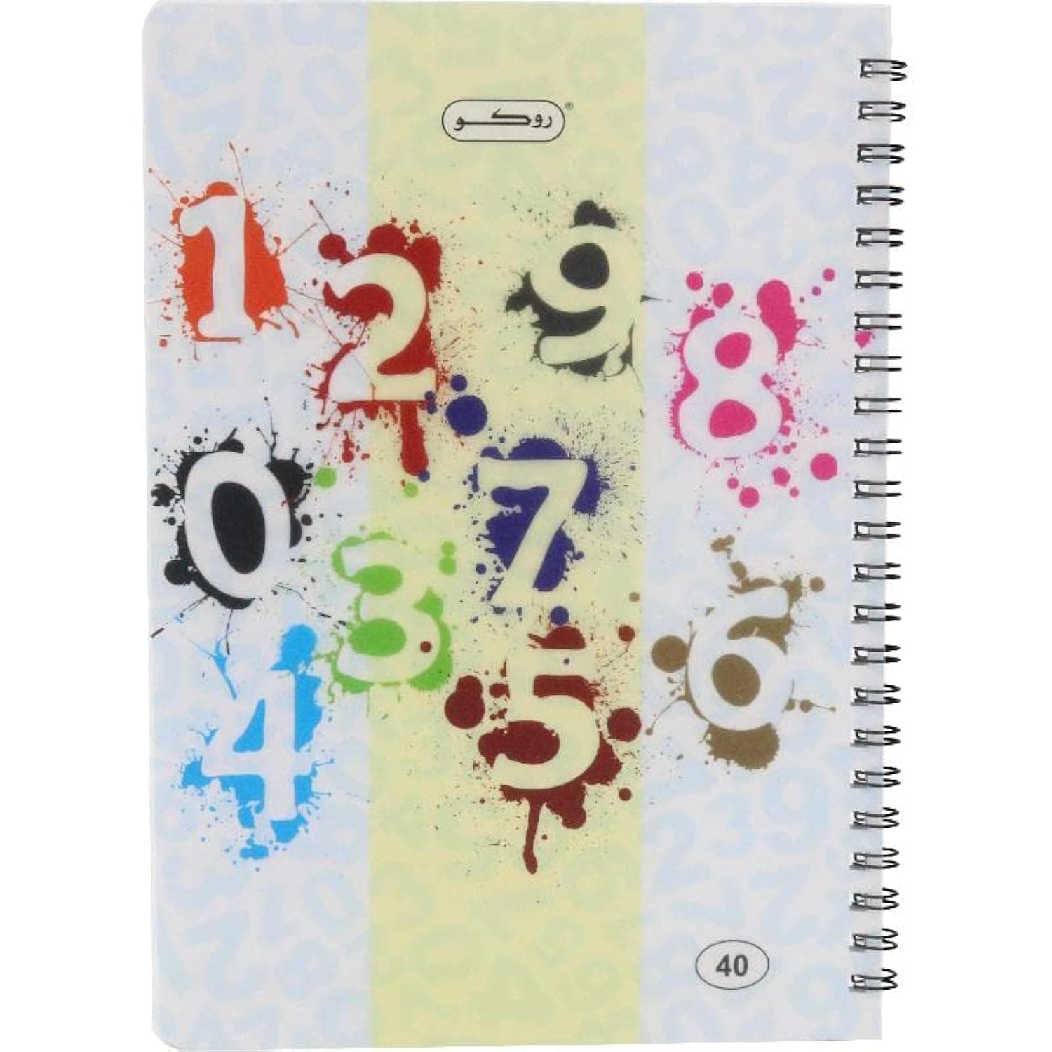 Roco Single Ruled A5 40 Pages Notebook, Assorted