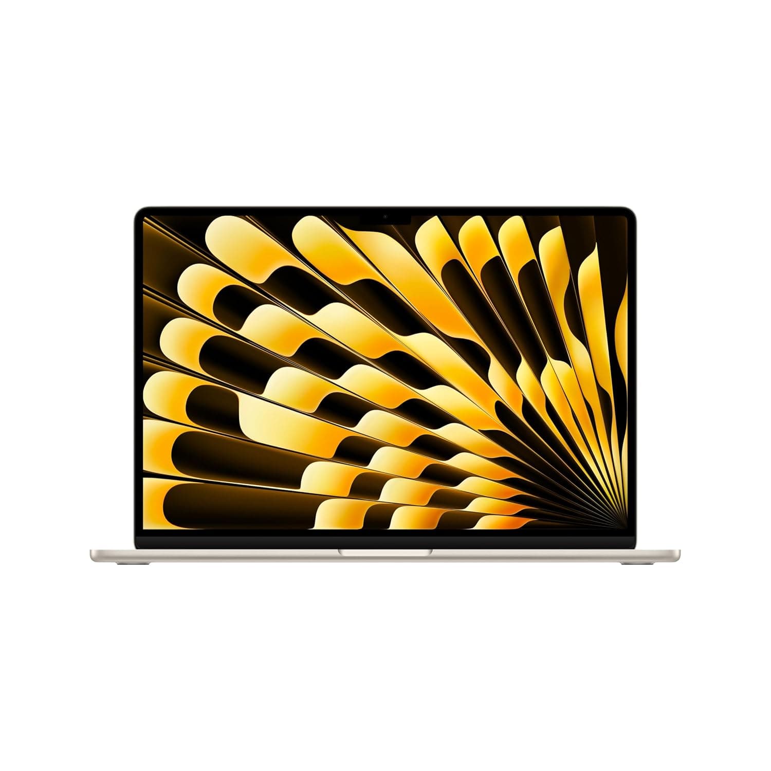 Apple 2026 MacBook Air 15-inch Laptop with M5 chip: AI and Apple Intelligence, 15.3-inch Liquid Retina Display, 24GB Unified Memory, 1TB SSD Storage, 12MP Center Stage Camera; Starlight;English