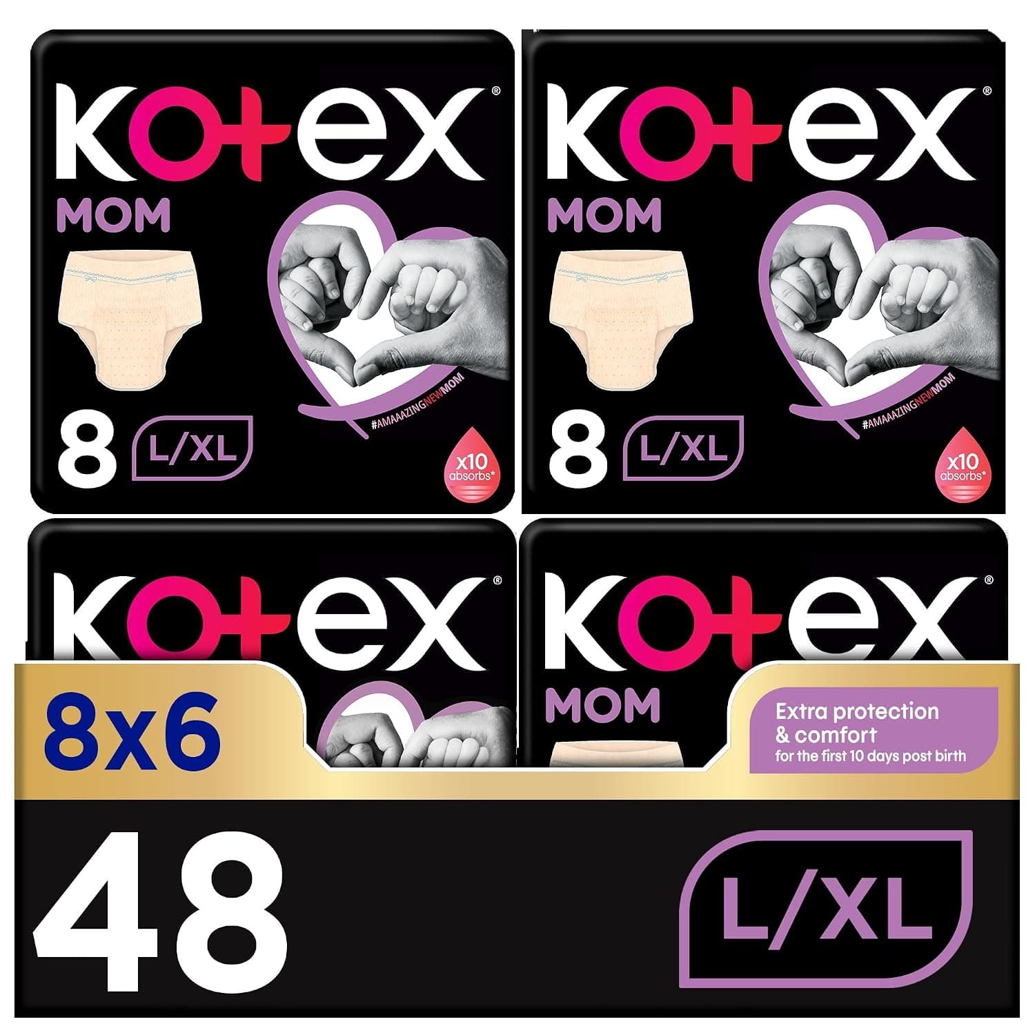 Kotex Birth Pant Pack of 8 x 6 Pants