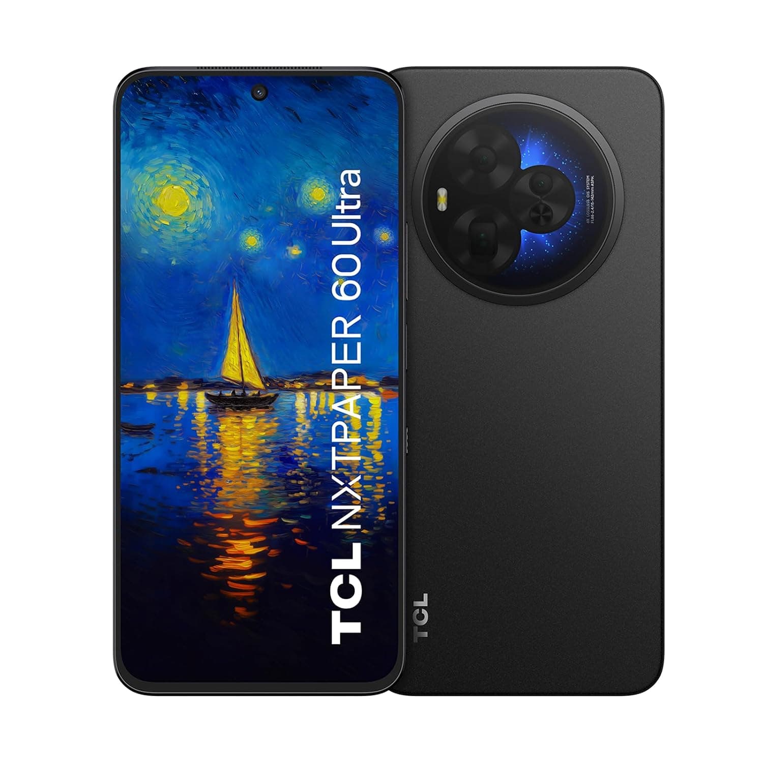 TCL NxtPaper 60 Ultra Dual-Sim 512GB ROM + 12GB RAM (GSM Only | No CDMA) Factory Unlocked 5G Smartphone (Nebula Black) - International Version