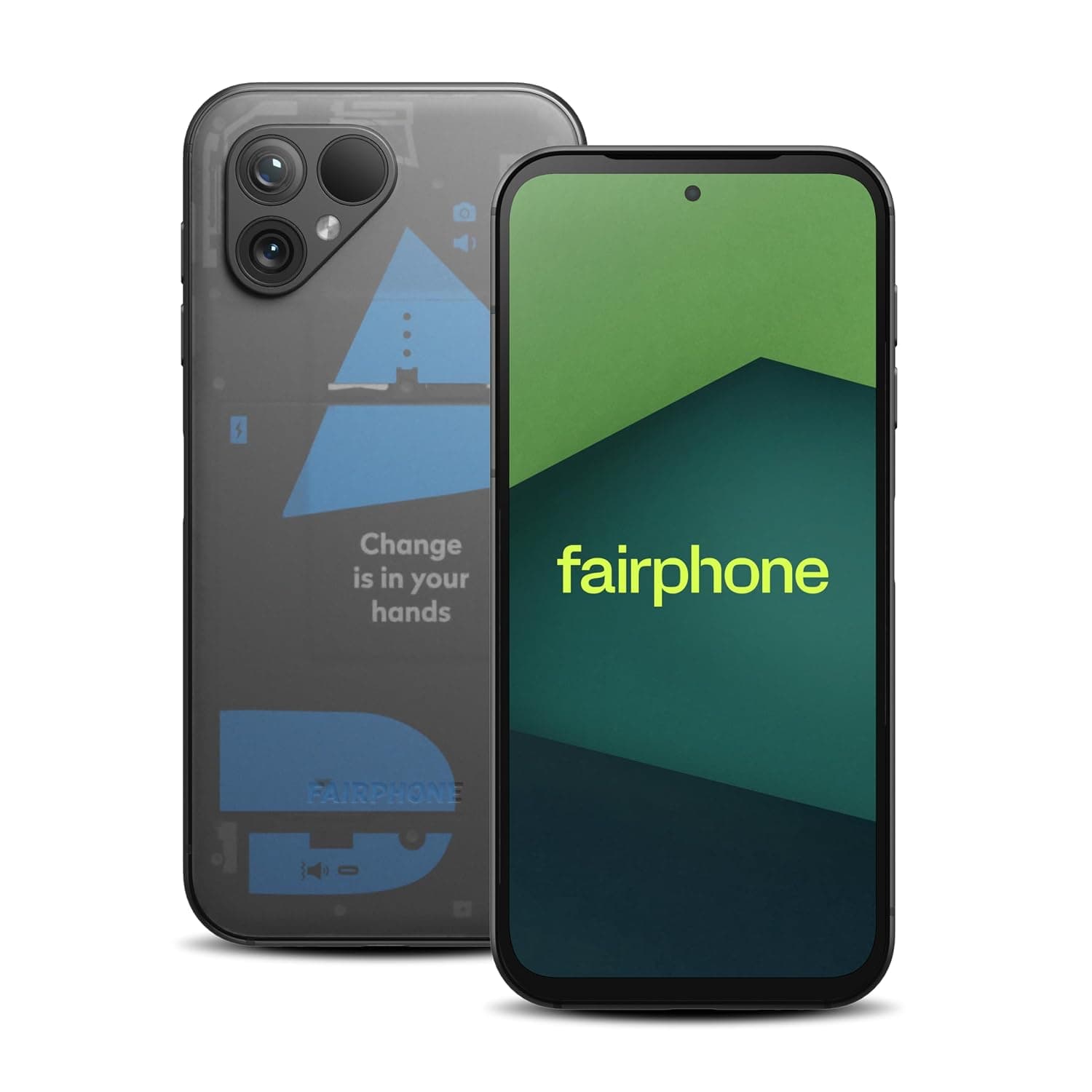 Fairphone 5 Dual-SIM 256GB ROM + 8GB RAM (Only GSM | No CDMA) Factory Unlocked 5G Smartphone (Transparent) - International Version