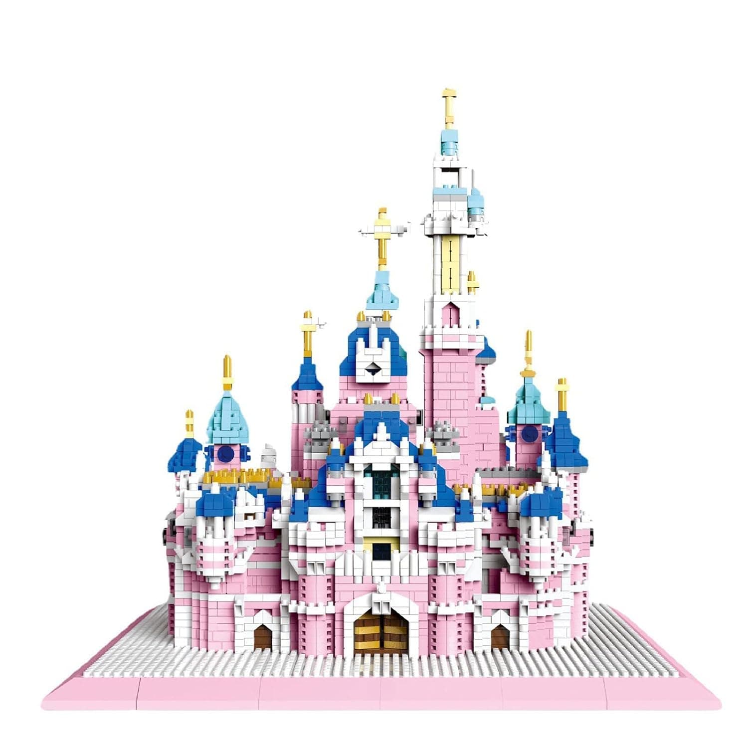 Micro Mini Castle Series Building Blocks,6300 Pcs 3D Architecture Model Toy,Gift for Adults and Children,DIY Diamond Modular Construction Educational Set 34.2 * 32 * 24cm