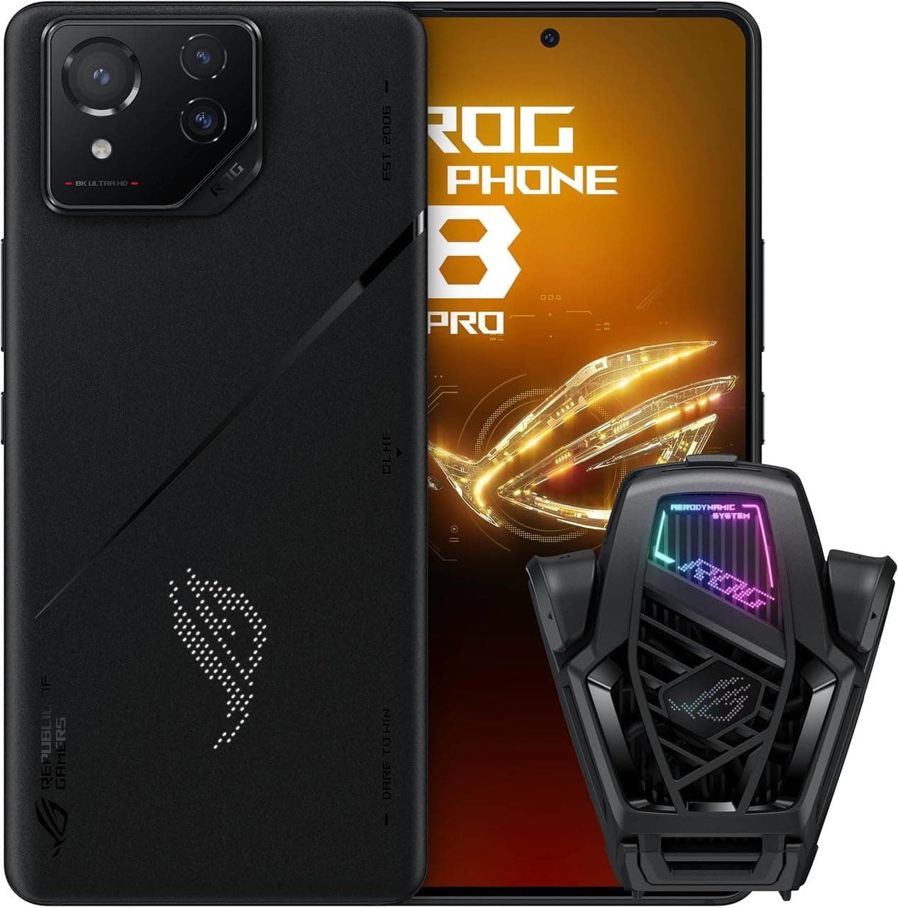 Asus Roadphone 8 Pro, 1TB, 24GB, 5G, Black, International Version