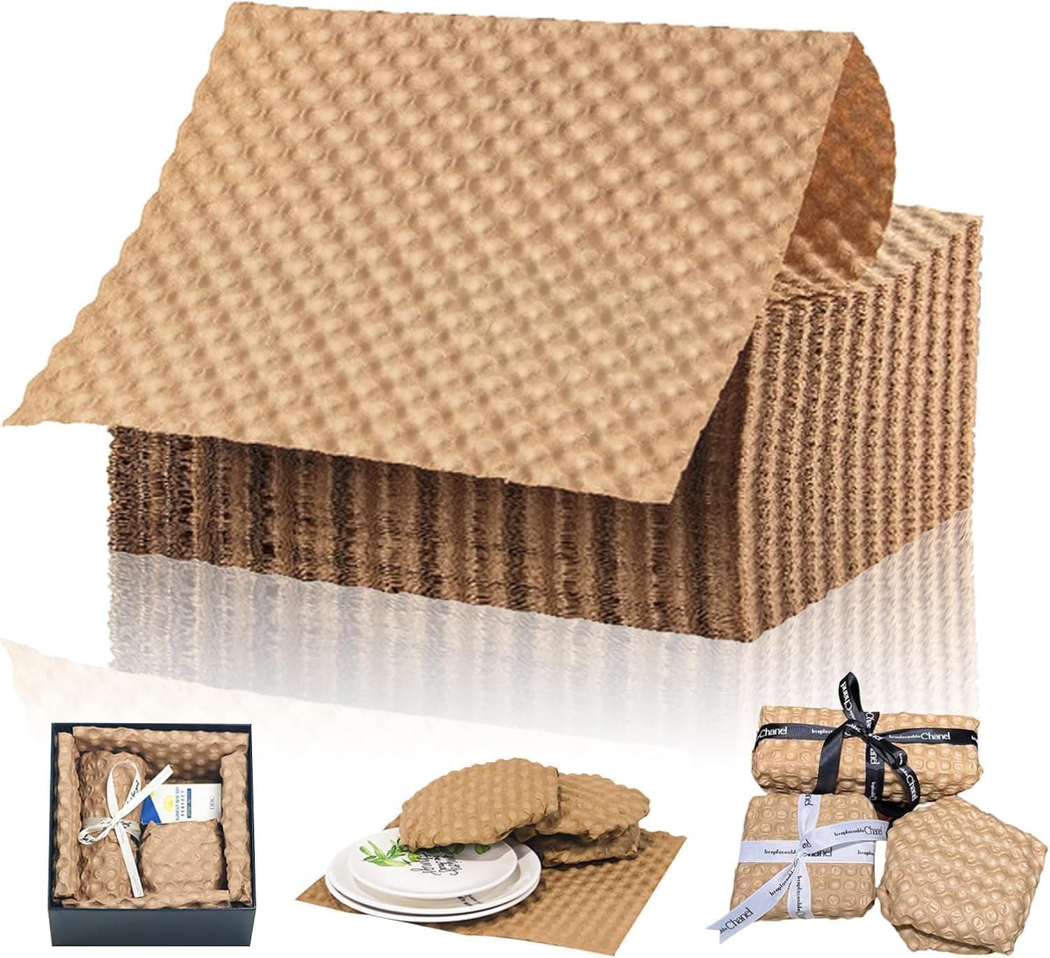 Aputue Bubble Wrap Paper, 30PCS 29x40cm Packaging Material, Air Bubble Cushioning Wrap for Gift Wrapping, Storage and Moving Supplies