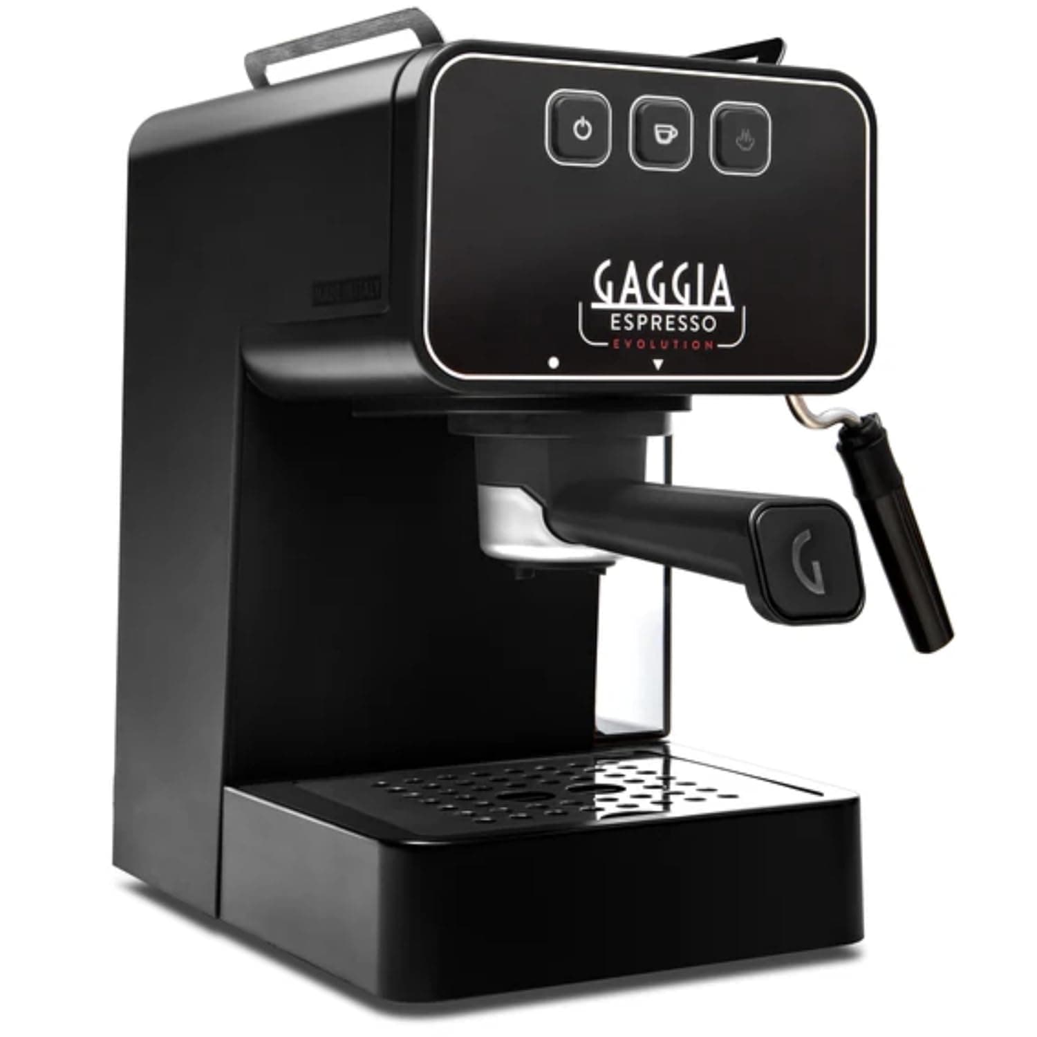 Gaggia Espresso Evolution | Black | PID-Controled Boiler | Italian Coffee Machine with Automatic-Pre Brewing | 53mm Portafilter | Pump Espresso Machine | Americano, Latte and Cappuccino Maker for Home