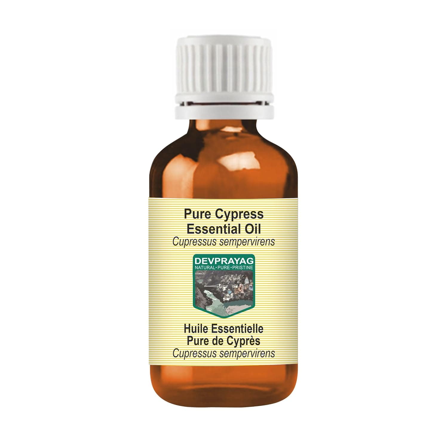 Pure Cypress Essential Oil (Cupressus sempervirens) Natural Therapeutic Grade Steam Distilled 5ml (0.16 oz)