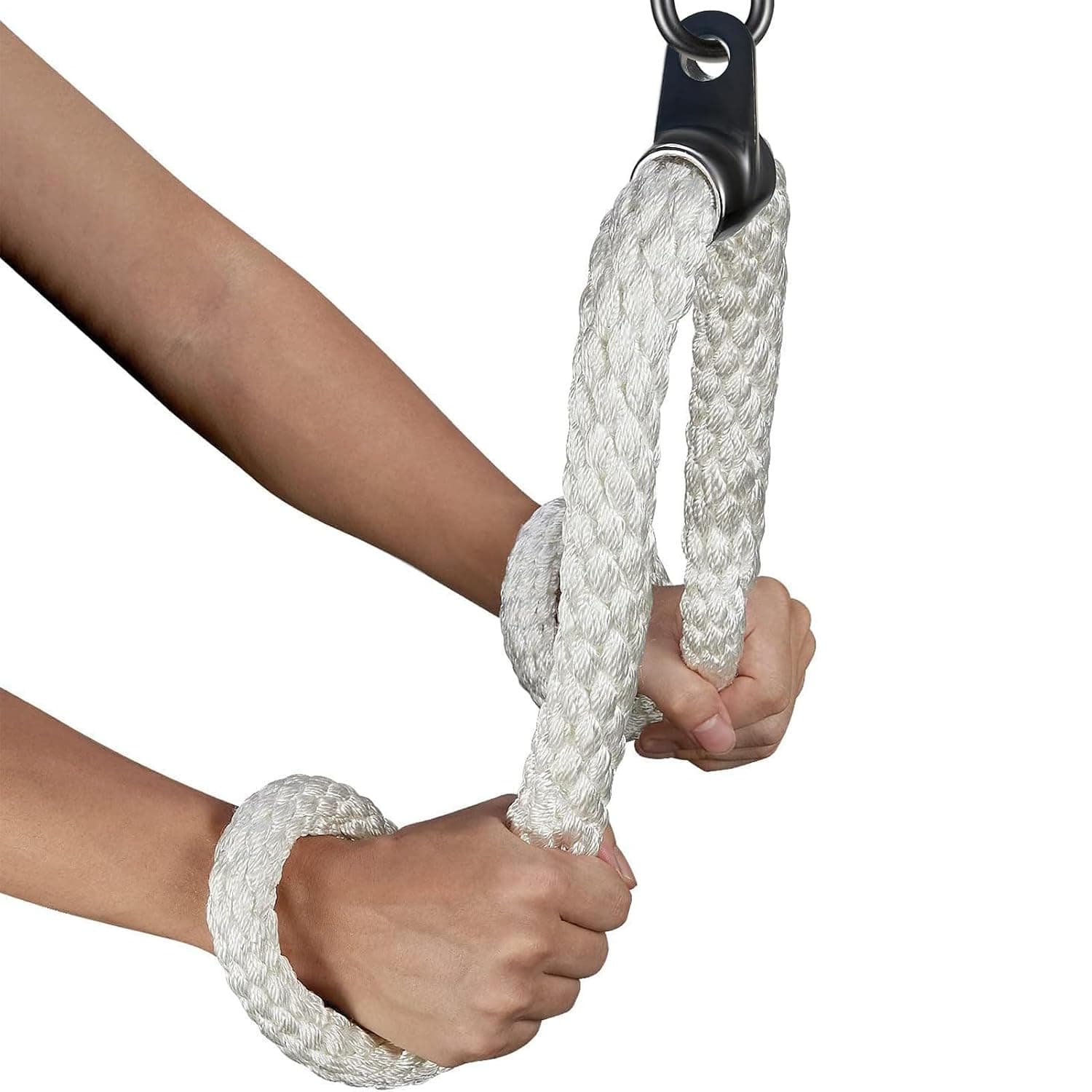 Tricep Rope Cable Attachment Non-Slip Forearm Muscle Strengthening | Gym Pull Down Rope Lat Pulldown Exercise Machine Accessories Workout Equipment for Workout Exercise Training Fitness