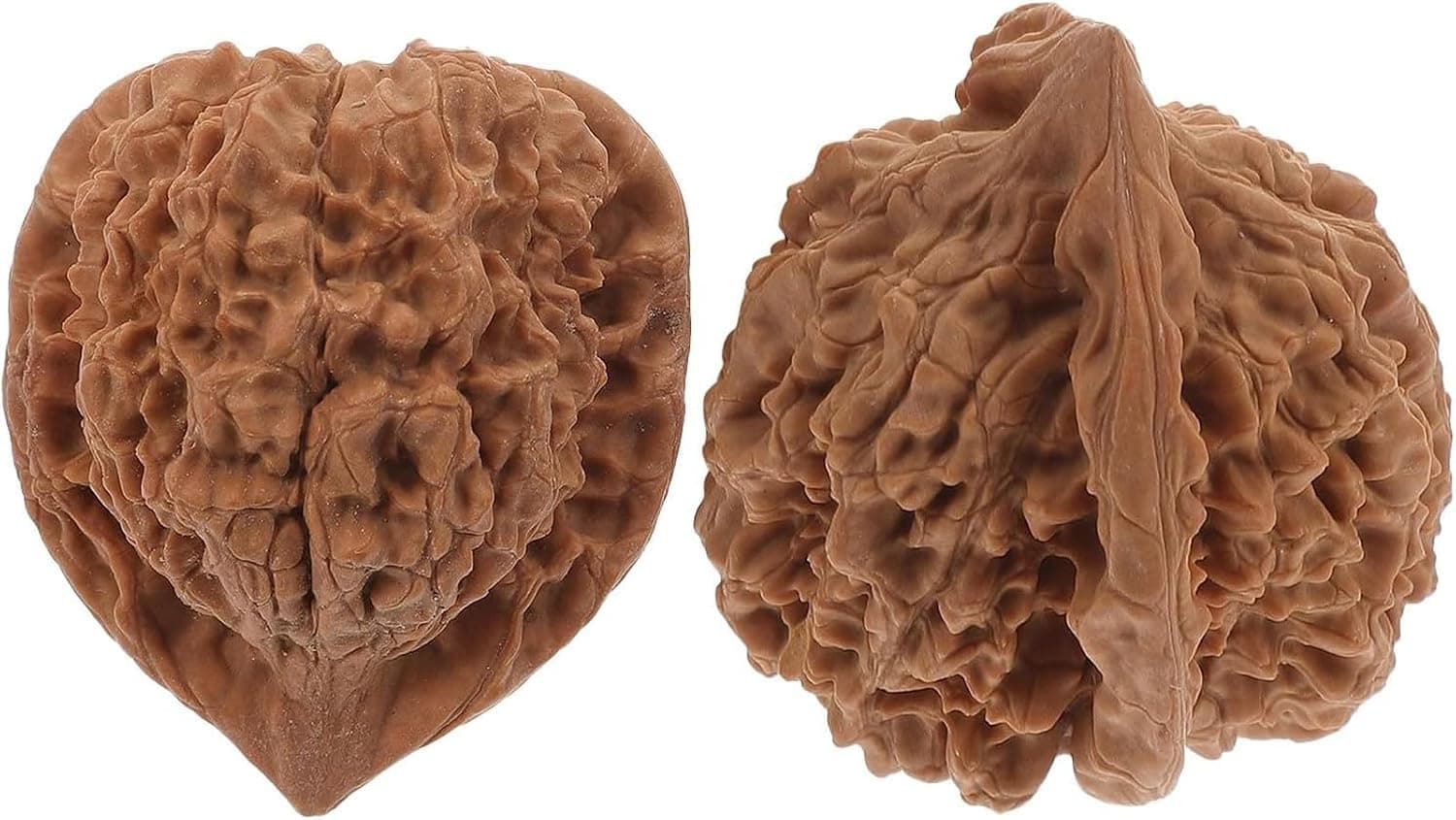 Wenwan Walnut, Fidget Spinner Hand Massage Ball (2-Pack), for Acupressure Massage, Stress Relief, and Muscle Relaxation (43-44mm)