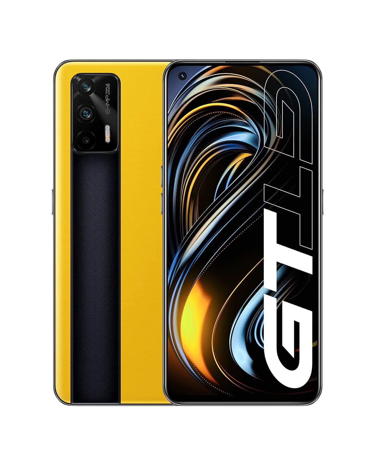 Realme GT Dual-SIM 256GB + 12GB RAM (No CDMA | GSM Only) Factory Unlocked 5G Smartphone (Yellow) - International Version