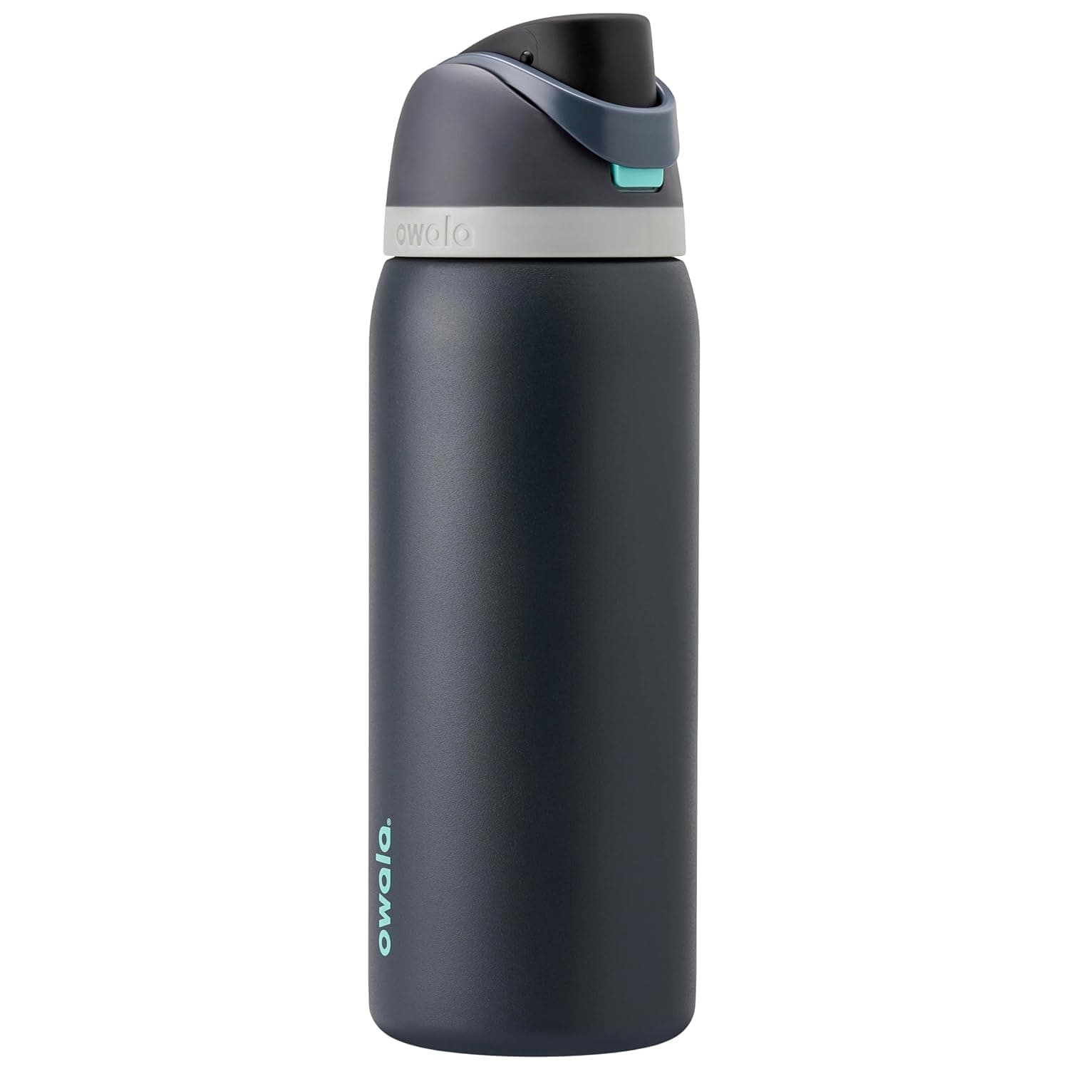 Owala FreeSip - Stainless Steel - 32-oz. - Grey/Teal (Foggy Tide) (Amazon) (A7)