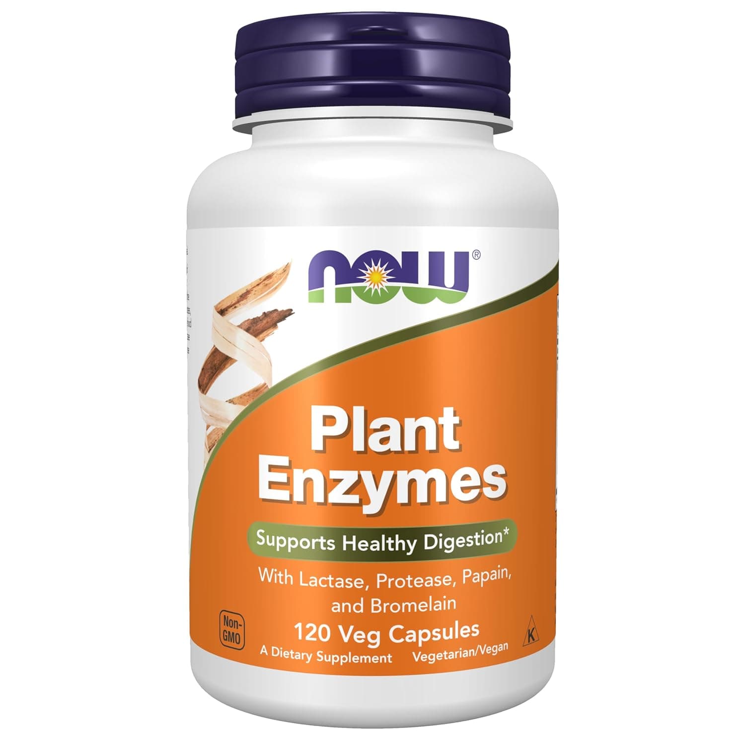 NOW Foods, Plant Enzymes, 120 Veg Capsules