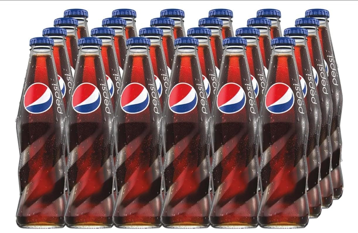 Pepsi Soft Drink, Glass Bottle, 24 x 245 ml