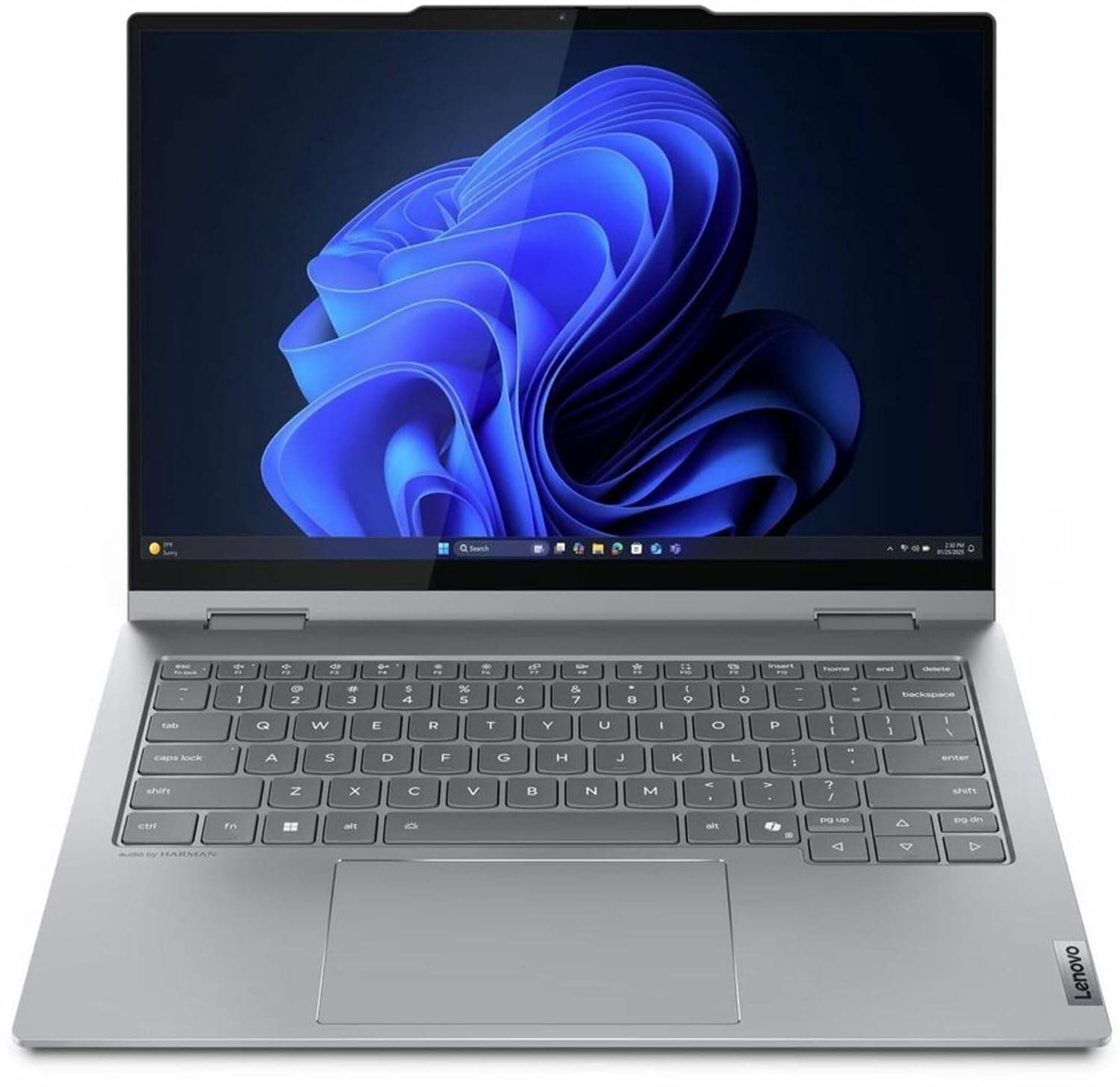 Lenovo ThinkBook 14 G5 IAU 21SQ0002US 14" Touchscreen Convertible 2 in 1 Notebook - WUXGA - Intel Core Ultra 7 255U - 16 GB - 512 GB SSD - English (US) Keyboard - Luna Gray - Intel Chip - 1920 x 1200