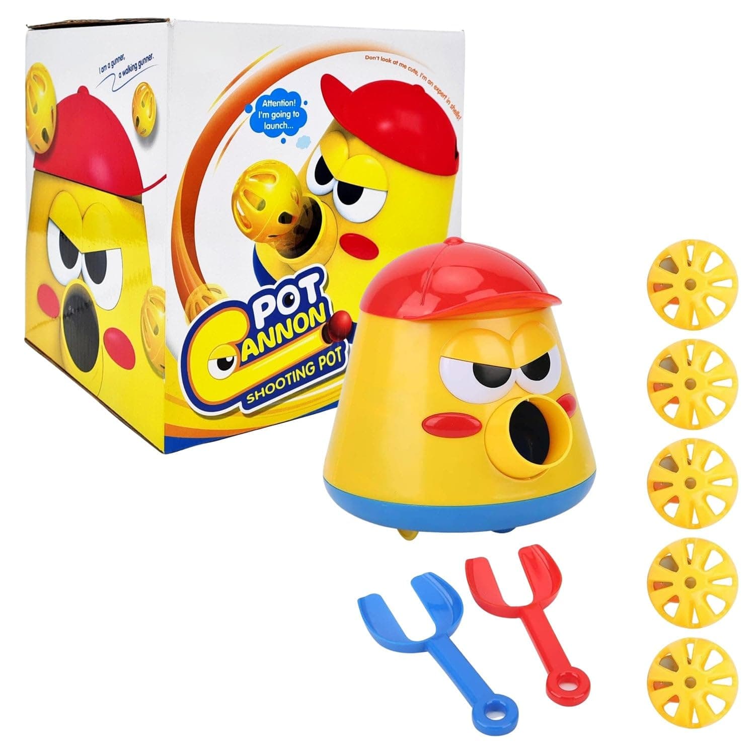 Fitto Children's Toy Ball, Launcher Toy Stimulate Baby's Hearing and Universal Wheel Design For Children Over 3 Years Old For Gifts For Babies
