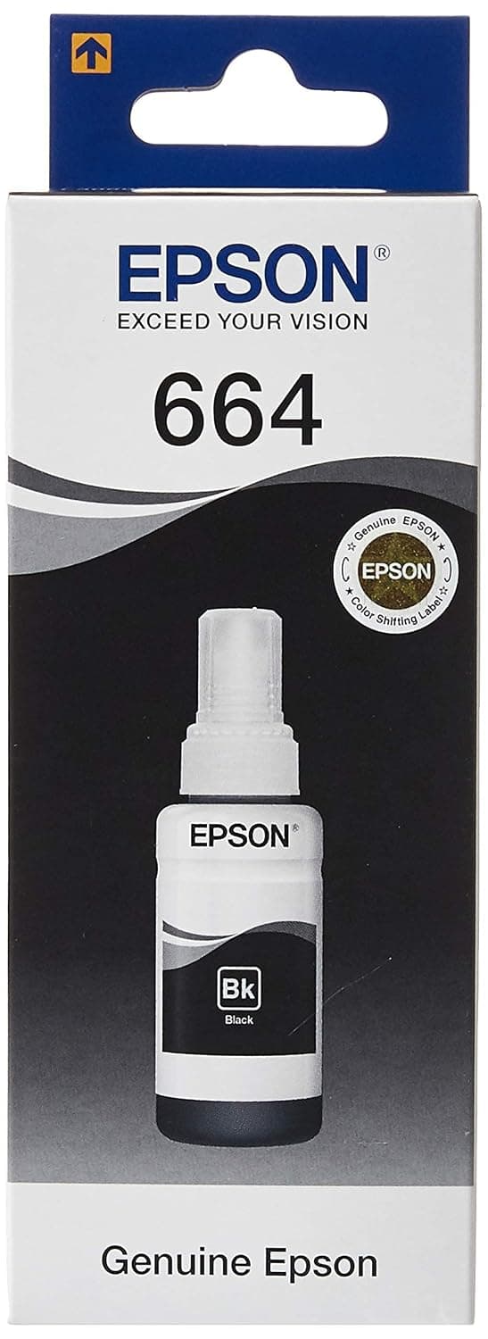 Epson T6641 Black Ink Bottle 70Ml