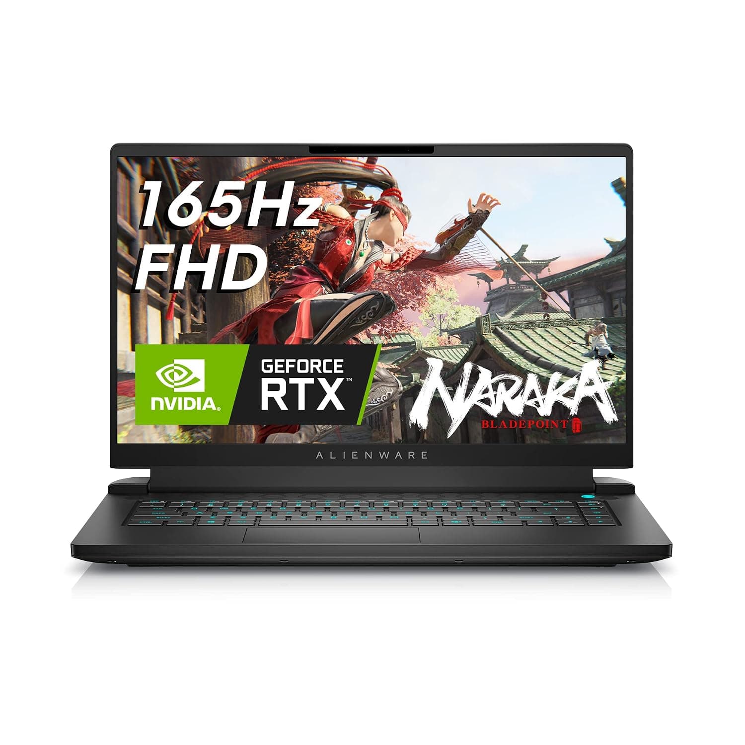 Alienware m15 R7 15.6" FHD 165Hz Gaming Laptop, Intel Core i7-12700H, NVIDIA GeForce RTX 3070 Ti 8GB, 16GB RAM, 1TB SSD, G-SYNC, Windows 11 Home (Dark side of the moon), WK20R