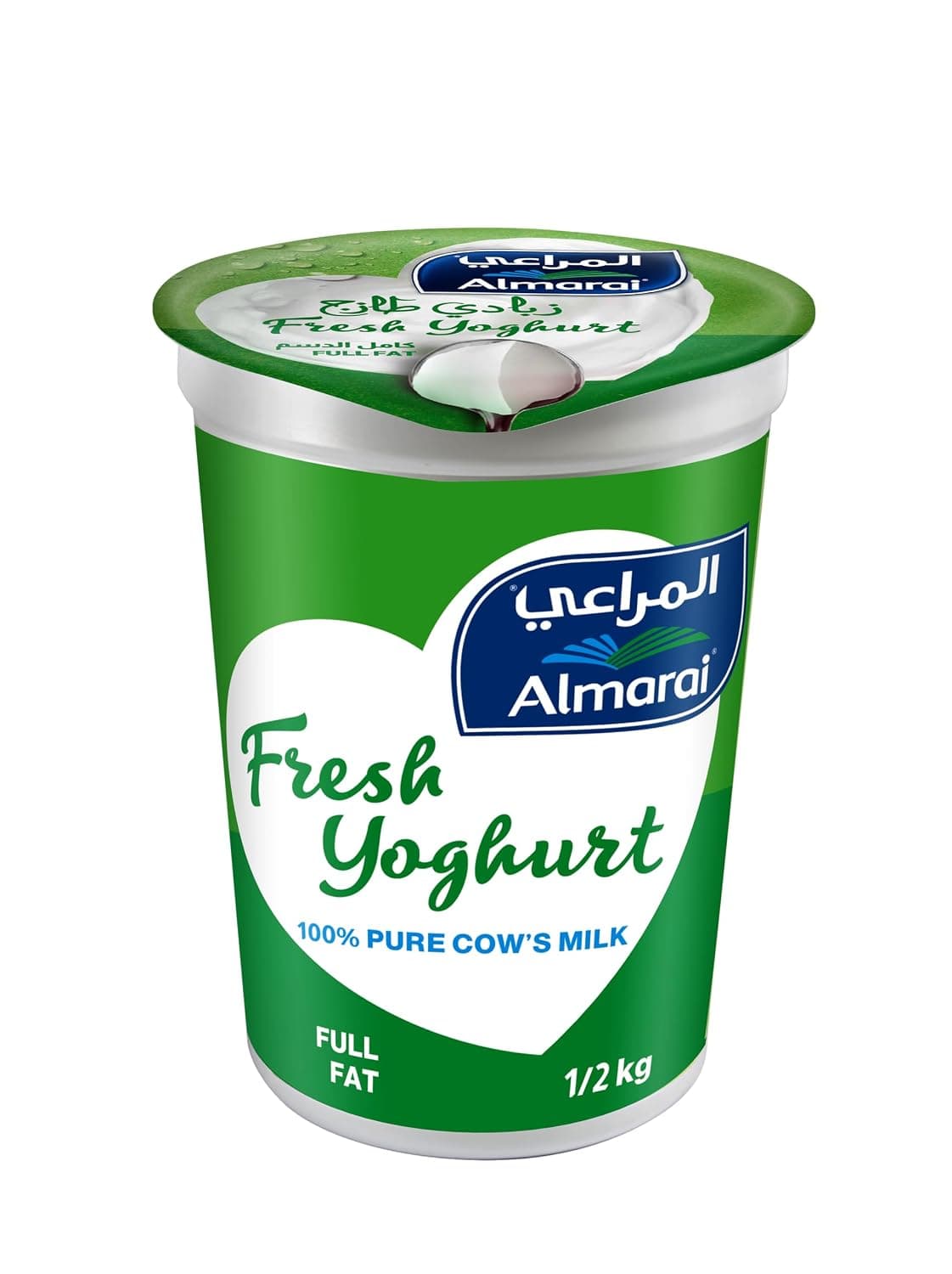 Almarai Fresh Full Fat Plain Yoghurt, 500 gm