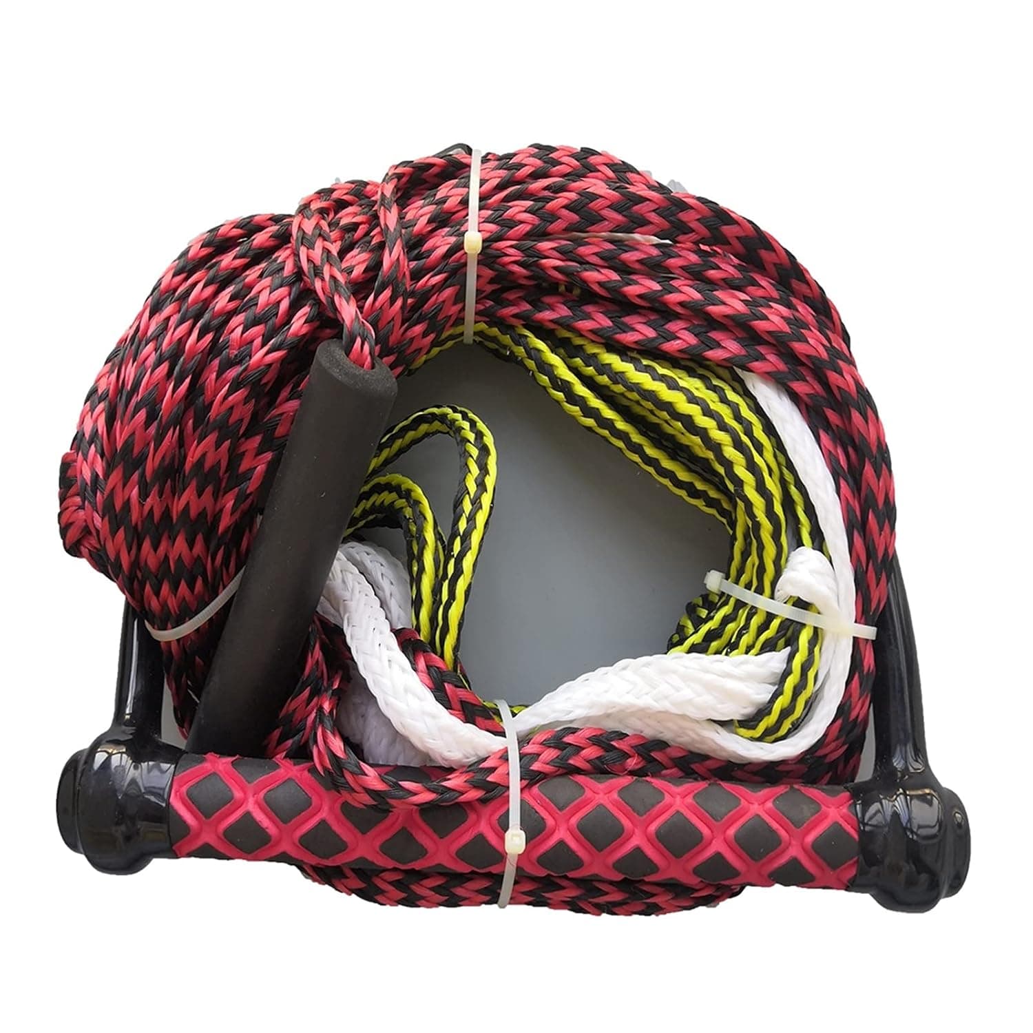 Surfboard Accessories Water Ski Wakeboard Leash 15 Inch Kneeboard Rope For Boating 3-Section Waterski Watersports Rope Floating Handle Surfboard Foot Rope Replacement (Color : Any Color)