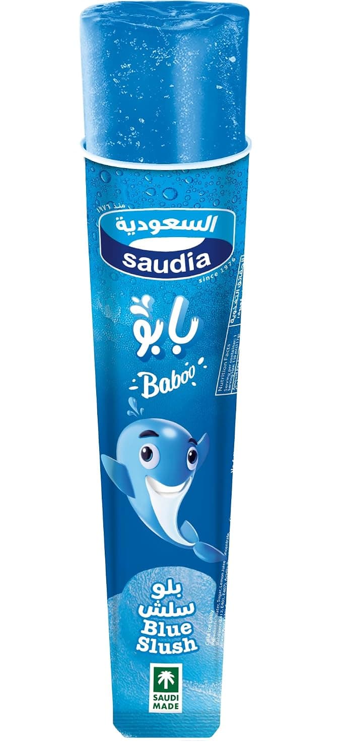 Saudia Baboo Push Up Blue Slush 110 ml