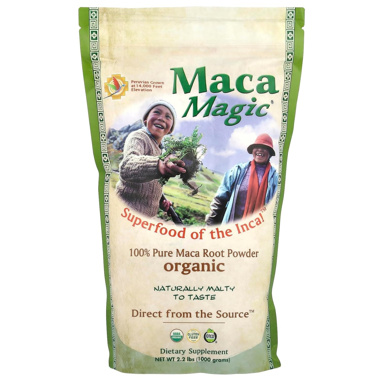 Maca Magic, Organic, 100% Pure Maca Root Powder, 2.2 lbs (1000 g)