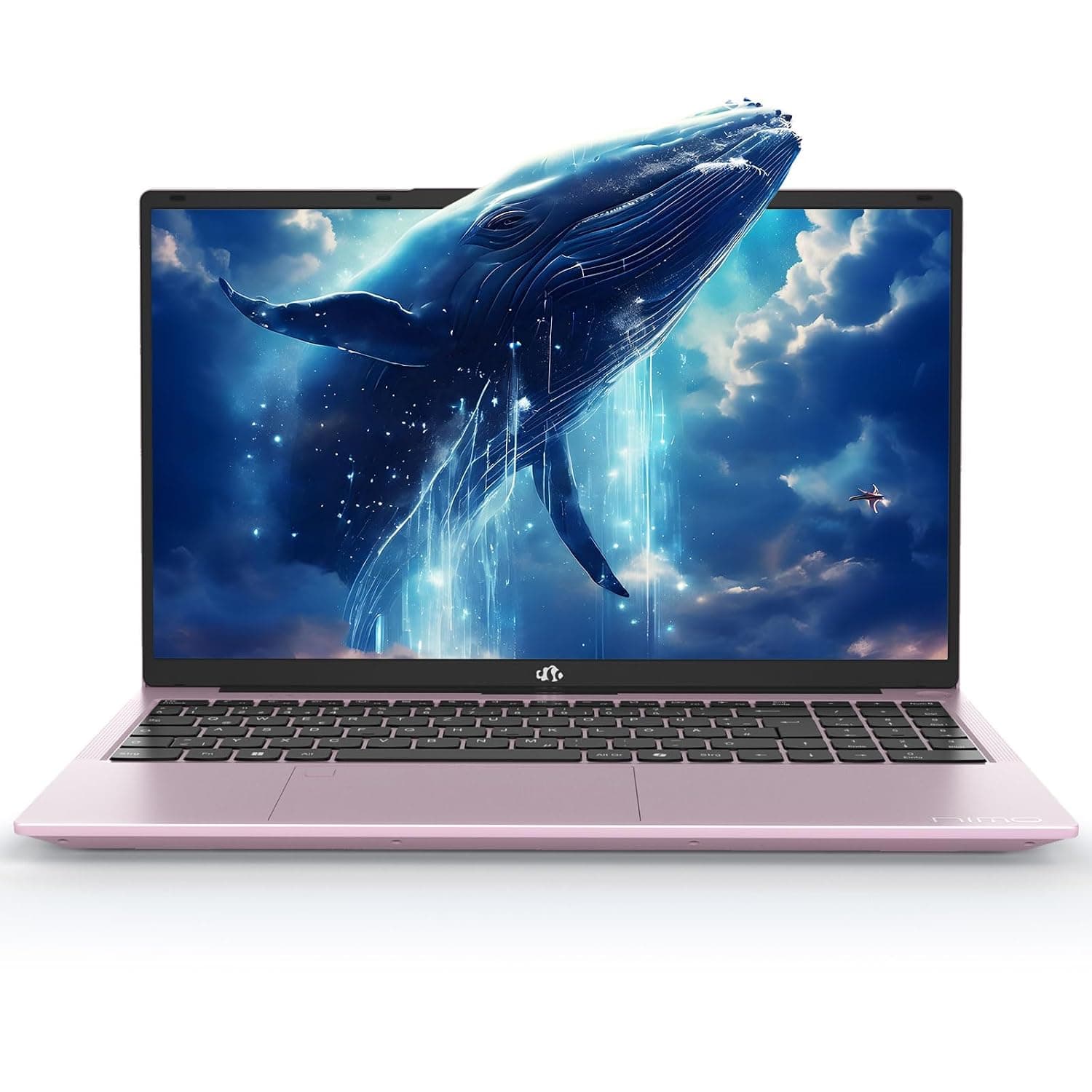 NIMO 15.6 Inch Laptop FHD Computer Rose Gold: 16GB RAM, 1TB SSD, Win 11 Home, N100, WiFi Connectivity, 65W PD, Backlit Keyboard, Lightweight & Stylish, 1 Year Support