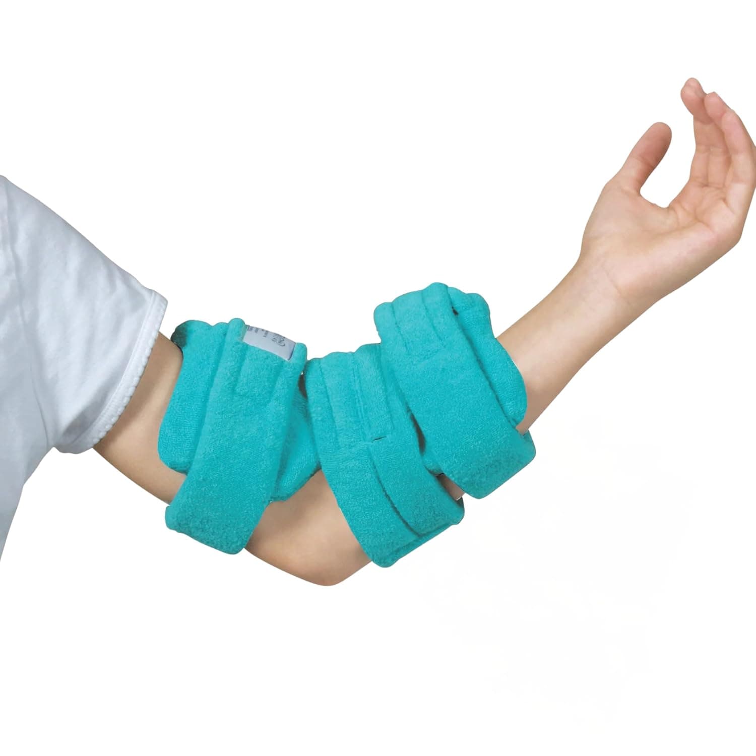 Comfy Elbow Orthosis Size: Pediatric Large, Color: Green, Bicep Circ: 8"-10", Total Length: 9"