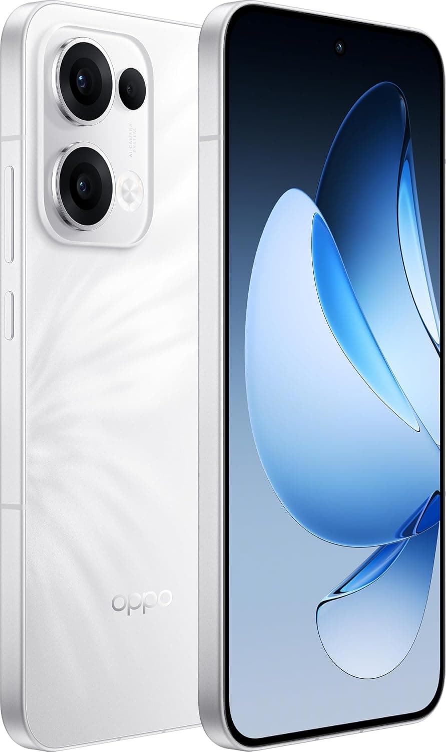OPPO Reno13 DUAL SIM 5G 512GB 12GB Plume White+OPPO Enco Air4+Headphones-UAE VERSION
