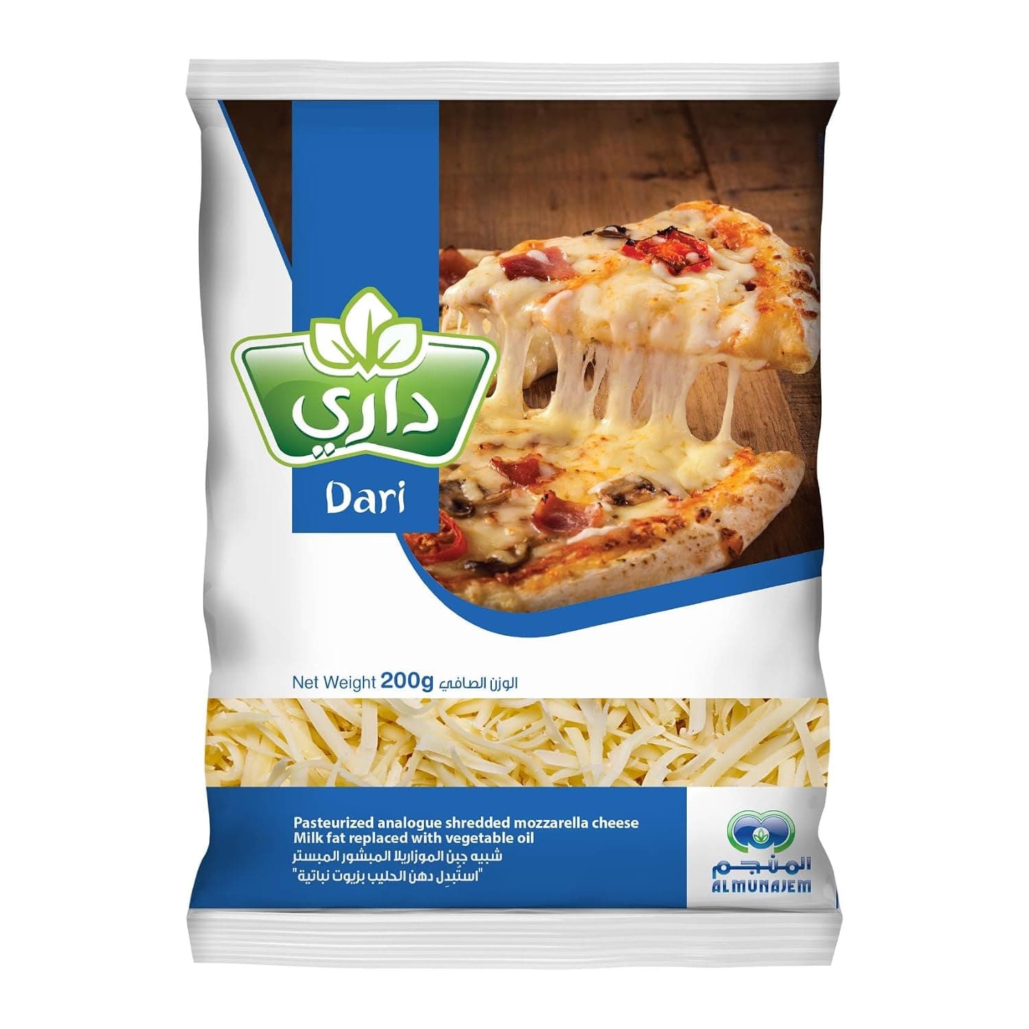 Dari Shredded Mozzarella Cheese 180 g