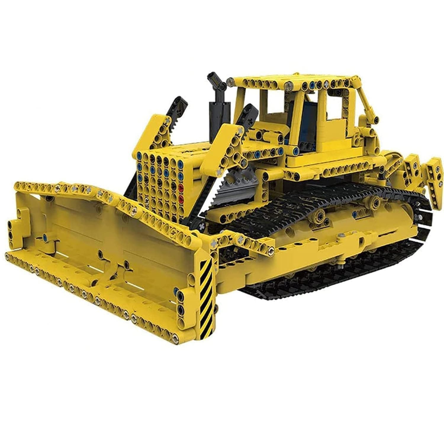Rc Bulldozers Building Blocks Set,2.4ghz/App Rc Caterpillar Bulldozer with Motors 1003 Pcs Engineering Construction Vehicle Series Model Toy- Dynamic Version 15.3 * 21.6 * 37.5cm