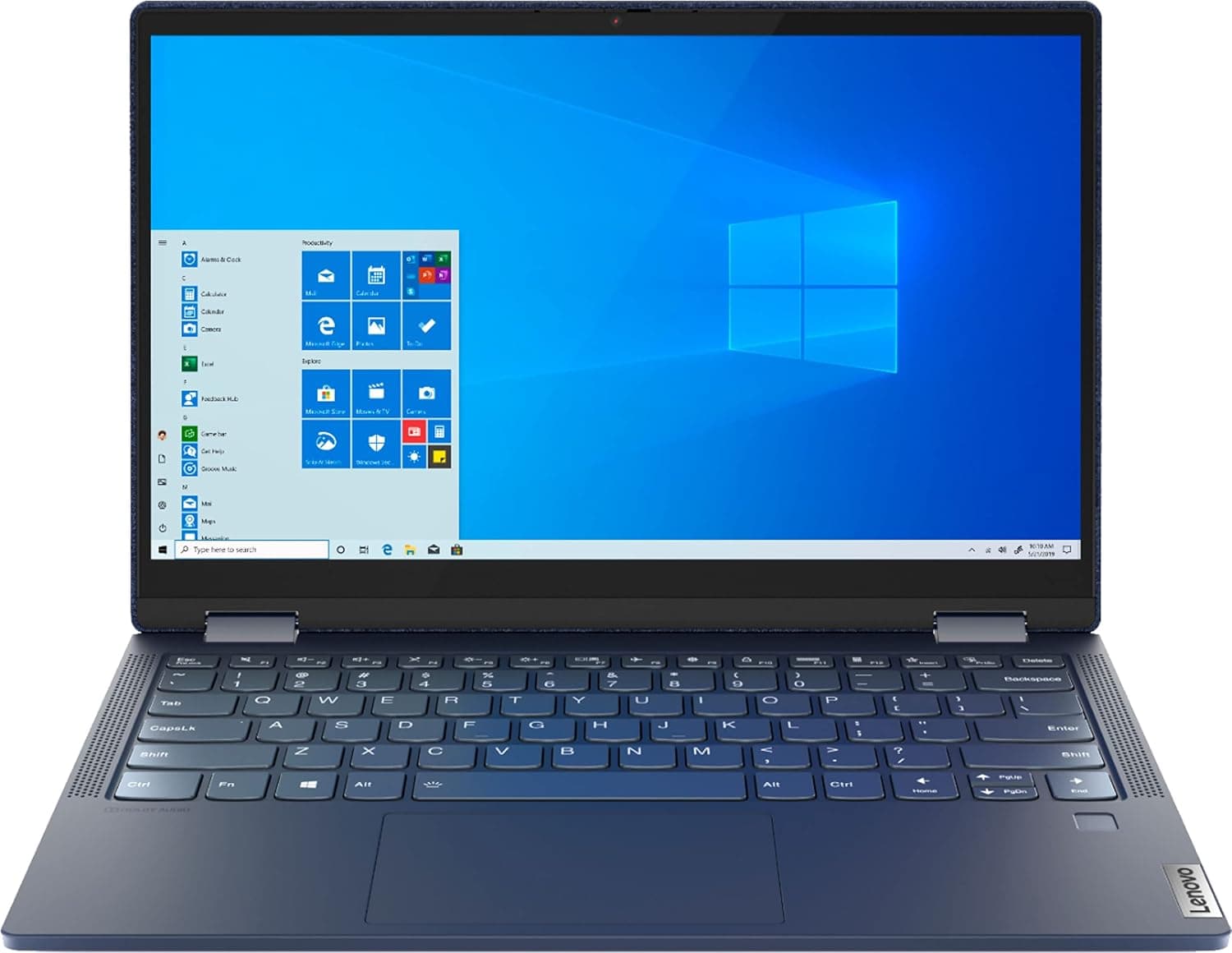 Lenovo Yoga 6 13 13.3-inch Touchscreen 512GB SSD, 1.8GHz Ryzen 7 5700U 2-in-1 Laptop (16GB RAM, AMD Radeon Graphics, Windows 10 Home) Abyss Blue with Fabric Cover, 82ND0002US