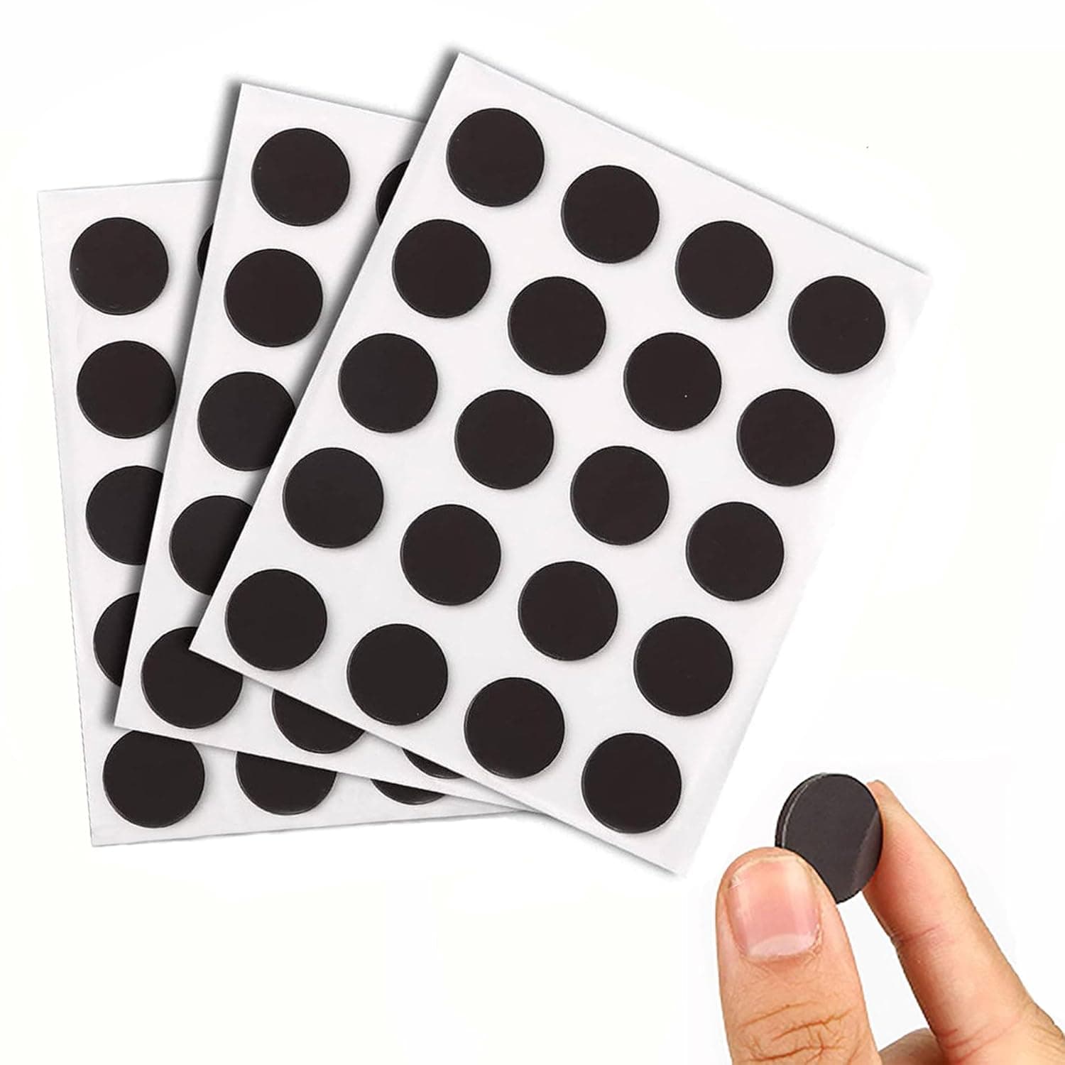 ملصقات مغناطيسية دائرية مرنة وقوية للثلاجة والصور والملاحظات والسبورة البيضاء وتنظيم المطبخ والأعمال اليدوية اللتي تصنها بنفسك من جودتول، 60 قطعة