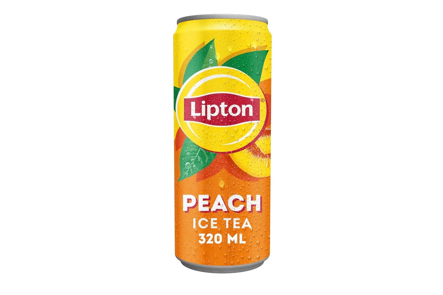 Lipton Ice Tea Peach, Non-Carbonated Iced Tea Drink, Cans, 320 ml